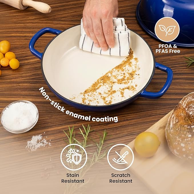 Enamelled Cast Iron Dutch Oven Pot – Dutch Oven - Image 5