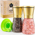 Home EC Original Gold Salt and Pepper Grinder Set of 2 by HOMEEC