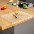 JJL Acrylic Cutting Board with Counter Lip, 20 x 16 Inches, and Vegetables by Unknown