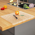 JJL Acrylic Cutting Board with Counter Lip, 24 x 18 Inches, and Vegetables by Unknown