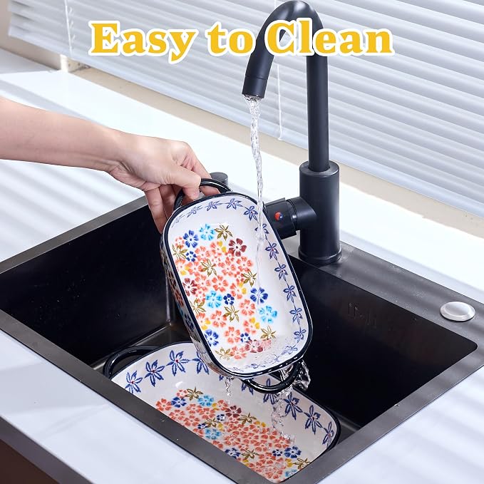Ceramic Casserole Dishes for Oven, Hand-painted Polish Pottery Baking Dish Set - Image 7