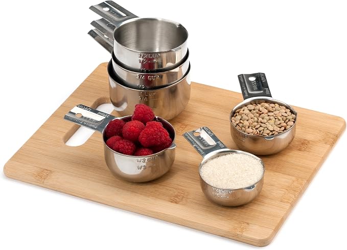 Hudson Essentials Stainless Steel Measuring Cups Set - Image 4