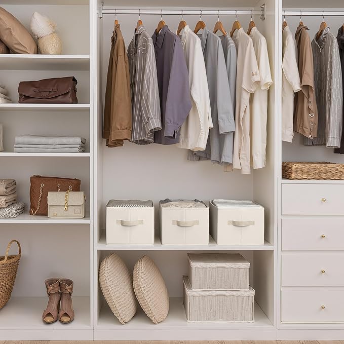 StorageWorks Closet Organizers and Storage Bins, Fabric Storage Baskets - Image 2