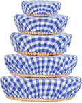 Reusable Bowl Covers, 5 Size Stretch Cloth Bowl Covers by Unknown