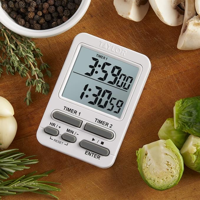 Taylor Dual Event Digital Timer w/Clock - Image 3