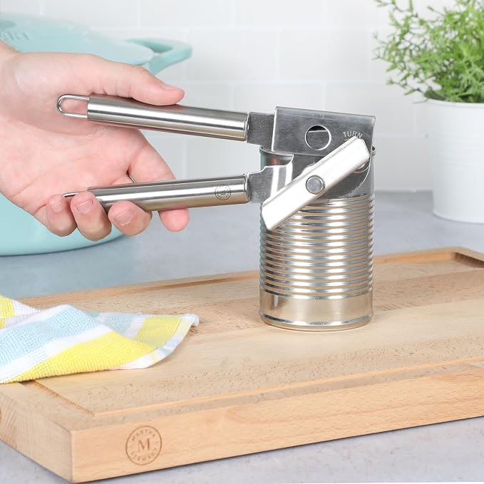 Martha Stewart Sprucedale Stainless Steel Heavy Duty Can Opener – Durable and - Image 2