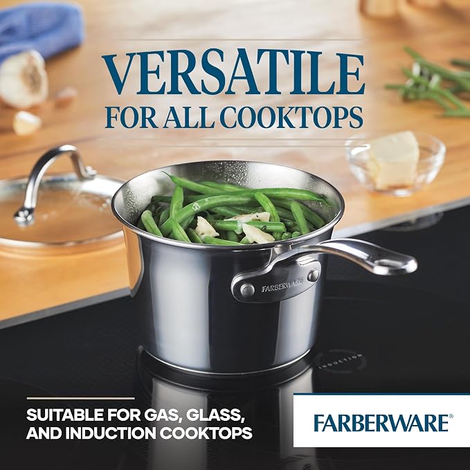 Farberware Millennium Stainless Steel 10-Piece Cookware Set - Image 4