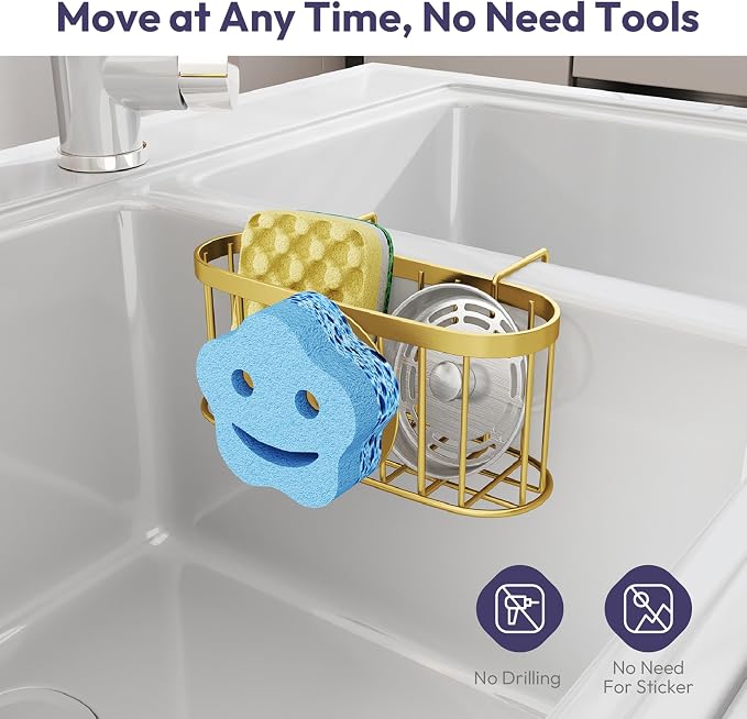 SWTYMIKI Sponge Holder for Kitchen Sink - Image 6