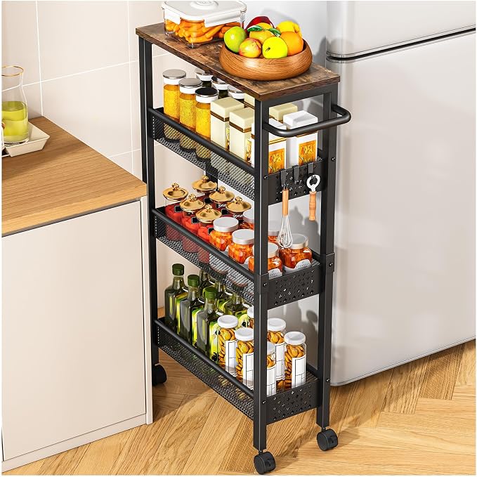 Vivihomety Utility Slim Storage Cart by EndlessStorage