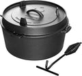 EDGING CASTING Pre-Seasoned Cast Iron Camping Dutch Ovens, Outdoor Camping by EDGINGCOOKWARE