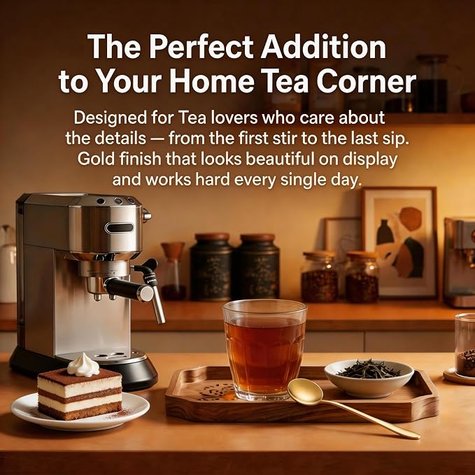 Espresso Spoons Long Handle, Round Tip Demitasse Spoon - Image 2