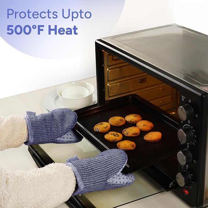 Casa Platino Silicone Oven Mitts & Potholders, 4-Piece – Pot Holders - Image 4