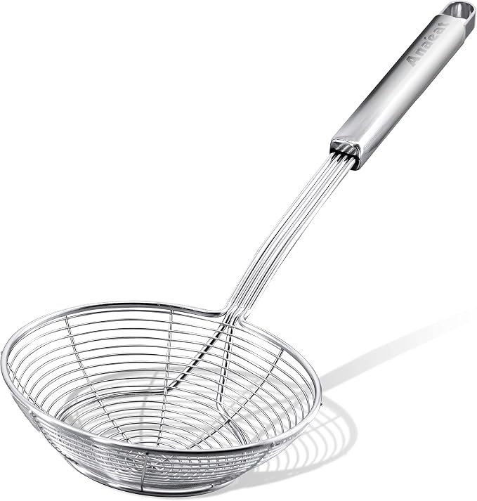 Anaeat Stainless Steel Spider Strainer Skimmer by Anaeat