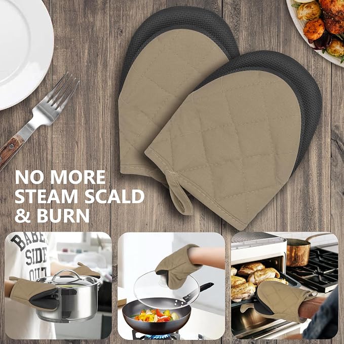 1 Pair Short Oven Mitts - Image 7
