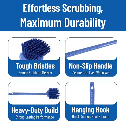 SPARTA 40501EC14 Plastic Large Scrub Brush, Kitchen Brush, Utility Brush - Image 4