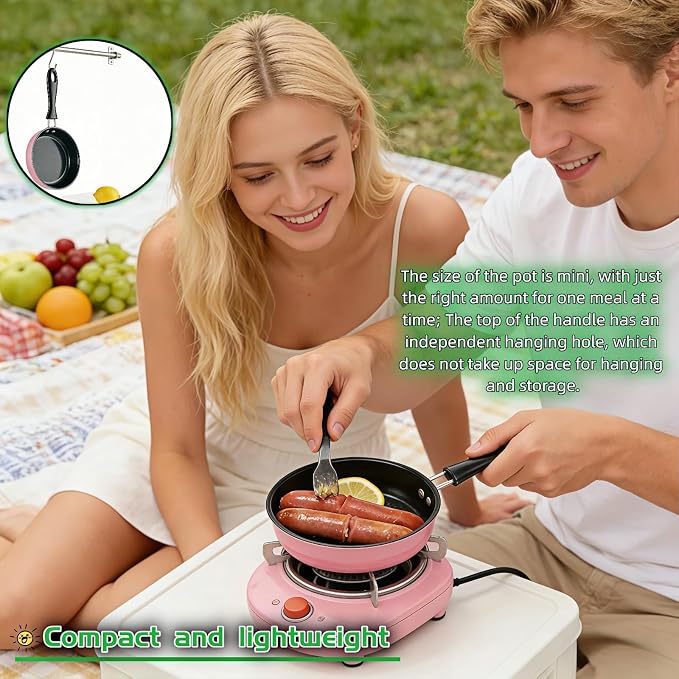 4.7 Inch Mini Skillet, Non-Stick Egg Pan - Image 3