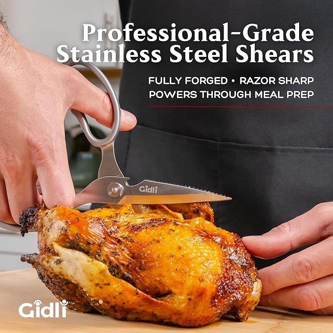 Premium Kitchen Scissors by Gidli – Lifetime Replacement Warranty* - Image 2