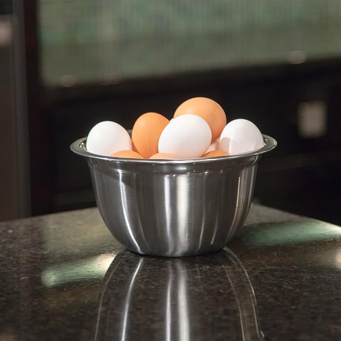 McSunley 720 Medium Brushed Stainless Steel Prep N Cook Euro Style Mixing Bowl - Image 2