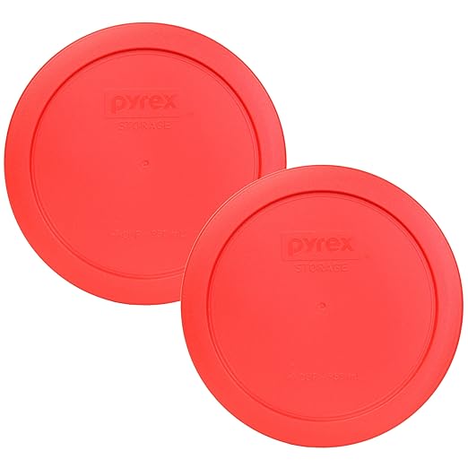 Pyrex 7201-PC 4 Cup Red Food Storage Replacement Lid by Pyrex