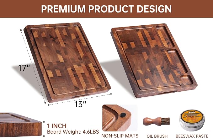 THETCHRY Walnut Wood Cutting Boards - Image 3