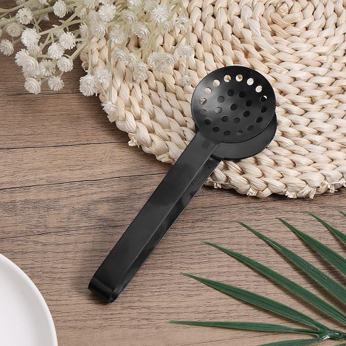 Tea Bag Squeezer Tongs, Stainless Steel Teabag Strainer Dispenser Gripper - Image 4