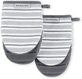 KitchenAid Albany Mini Oven Mitt 2-Pack Set, Charcoal Grey by KitchenAid