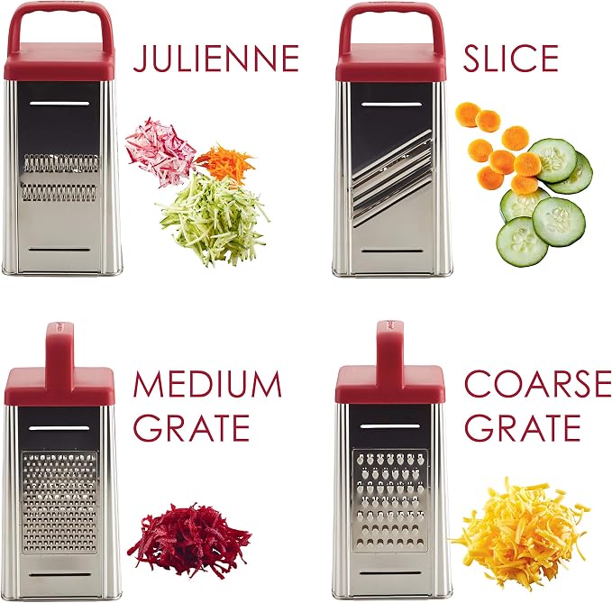 Rachael Ray Tools and Gadgets Stainless Steel Box Grater - Image 5