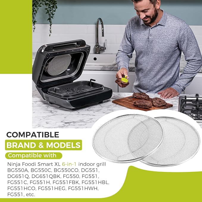 2 Pack Splatter Shield, Stainless Steel Splash Guard, Detachable Reusable - Image 3