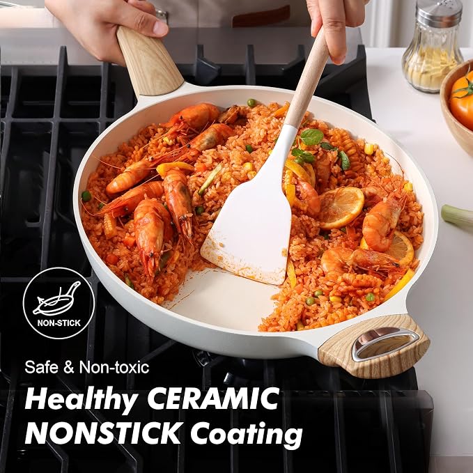 SENSARTE Ceramic Nonstick Frying Pan Skillet - Image 2