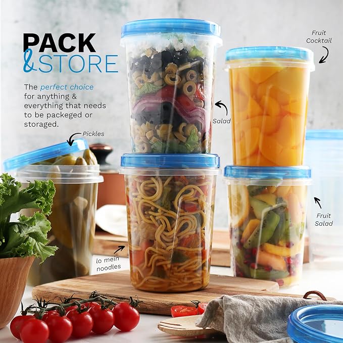 Tafura 6 Pack Leakproof Freezer Containers - Image 6
