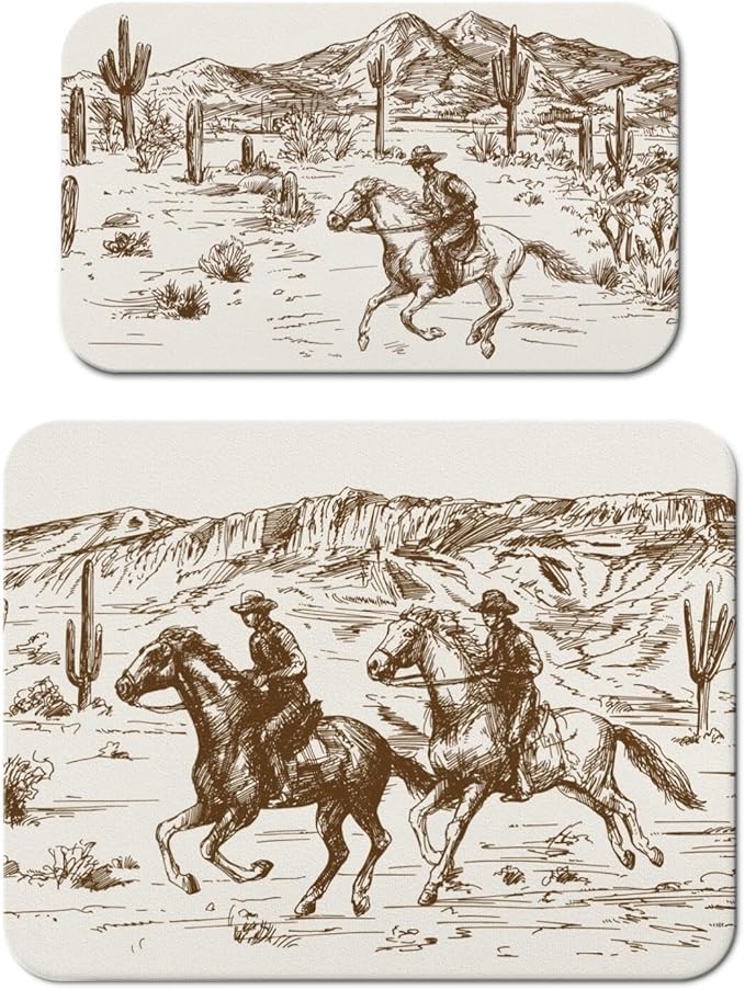Dish Drying Mat for Kitchen Counter 2 Pack by Unknown