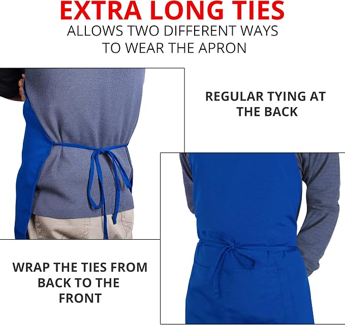 Utopia Kitchen 2 Pack Bib Apron, Adjustable - Image 5