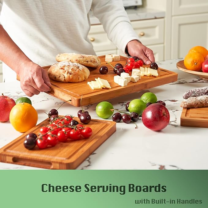 Allsum Bamboo Wood Cutting Board - Image 4