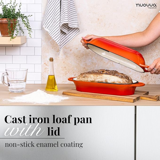 Enamelled Cast Iron Bread Loaf Pot – Dutch Oven - Image 5