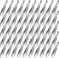 Meanplan 50 Pcs Small Stainless Steel Kitchen Tongs 7 Inch Food Serving Tongs by Meanplan