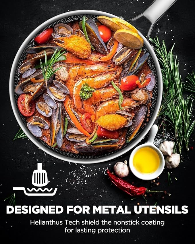 Frying Pans Non Stick, Hybrid Ceramic - Image 5