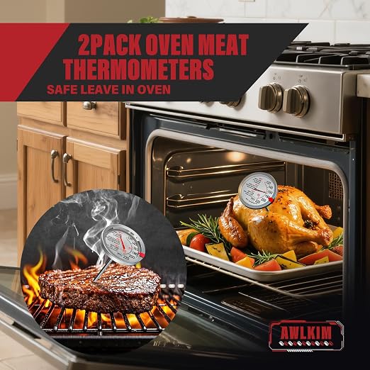 AWLKIM® 3 Pack Meat Thermometer - Image 4