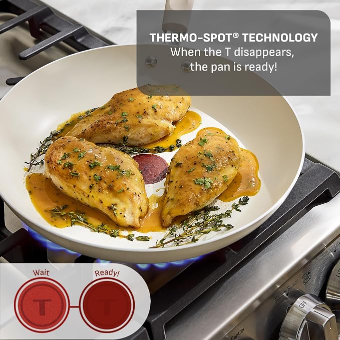 T-fal Signature Nonstick 12 Piece Cookware Set, Oven Safe Up to 350°F, - Image 5