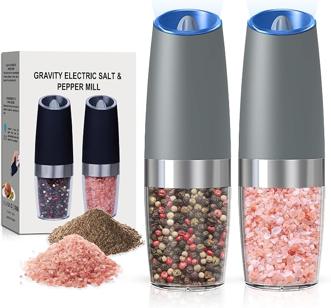 Battery Operated Salt And Pepper Grinder Set by Unknown