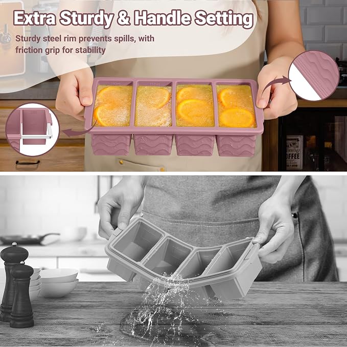 Doasuwish Silicone Freezer Tray - Image 4