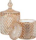2 Pack Qtip Holder Glass Apothecary Jars by rejomiik