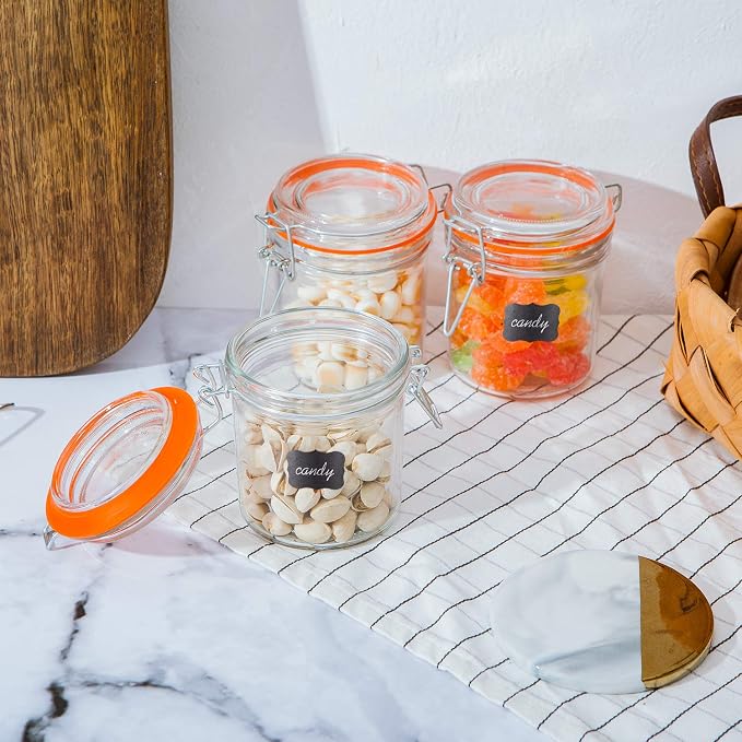 Glass Jars With Airtight Lids, Mason Jars 8 oz, Glass Jar With Leak Proof - Image 7