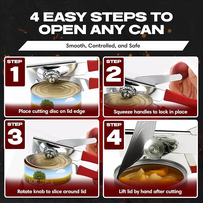 Chef-Master 2-Pack Heavy Duty Can Opener - Image 6