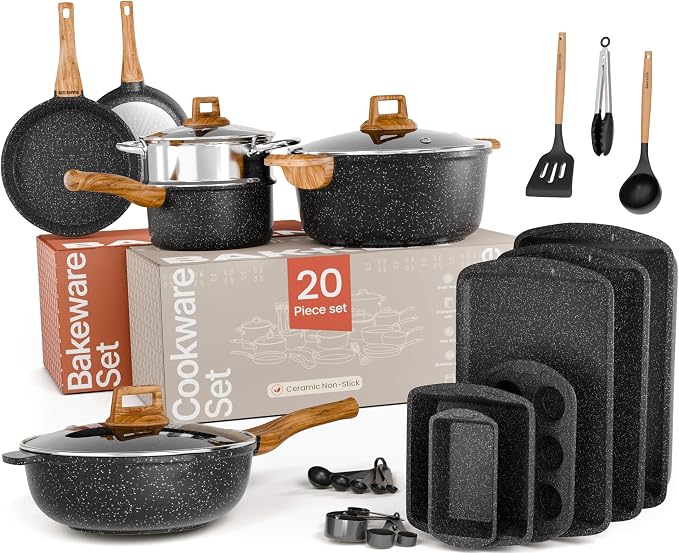 Bakken Master 20 Piece Cookware Set by BAKK%C3%8BNMASTER