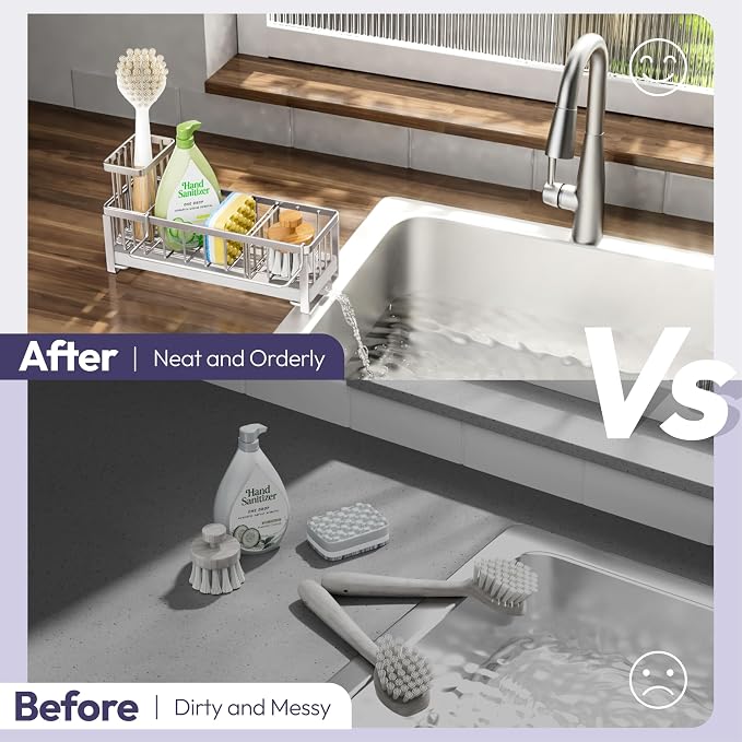 SWTYMIKI Sponge Holder for Kitchen Sink - Image 6