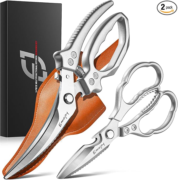 Emojoy 2-Piece Kitchen Scissors Set by EMOJOY