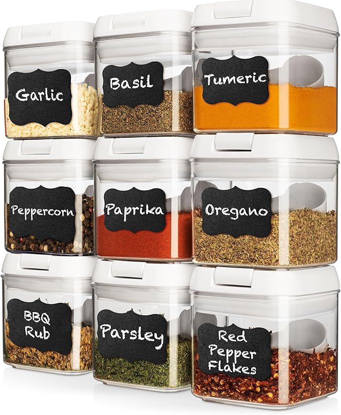 Shazo 9 PC Airtight Food Storage Containers by Shazo