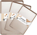 Baking Sheet Set of 3, Nonstick Heavy Duty Cookie Sheets by GIUOIDUO