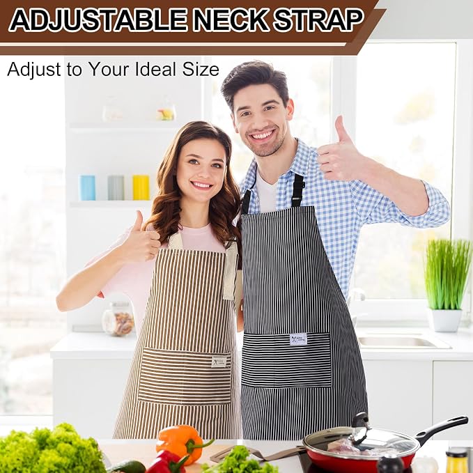 Janmercy 24 Pcs Aprons for Women Men - Image 4