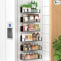 HuggieGems 6 Pack Magnetic Spice Storage Rack Organizer by HuggieGems